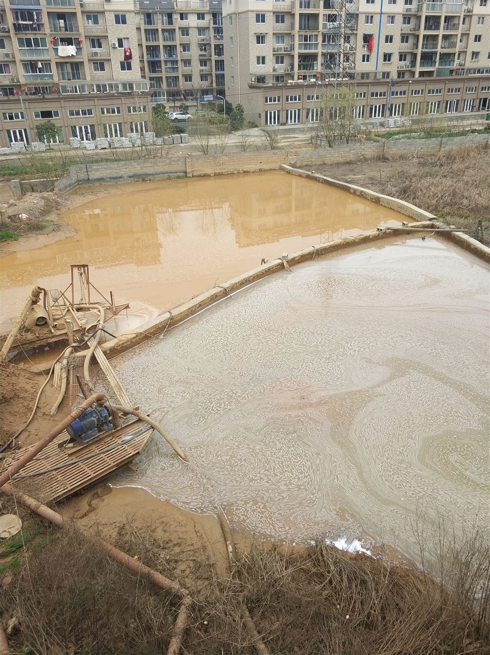 隆德沉淀池淤泥清理-厂区废水池淤泥清淤